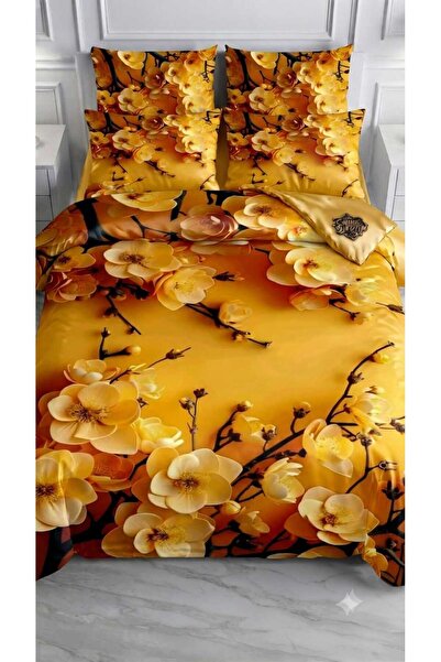Elmas Dizayn Special Design Brand 240*260 cm Double Duvet Cover Set Organic S...