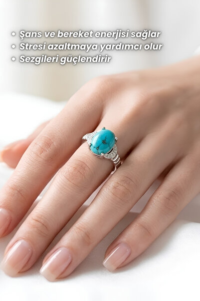 Elifsu Jewelry Turquoise, Original Natural Stone, Carnelian Natural Stone, Lapis Lazuli Natural Stone, Tiger's Eye Natural Stone, Pink Quartz Natural Stone Ring, Oval Design Ring, Zircon Stone Detailed Ring.