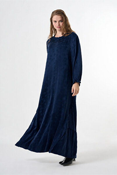 MissWhence Plus size cupra silk dress