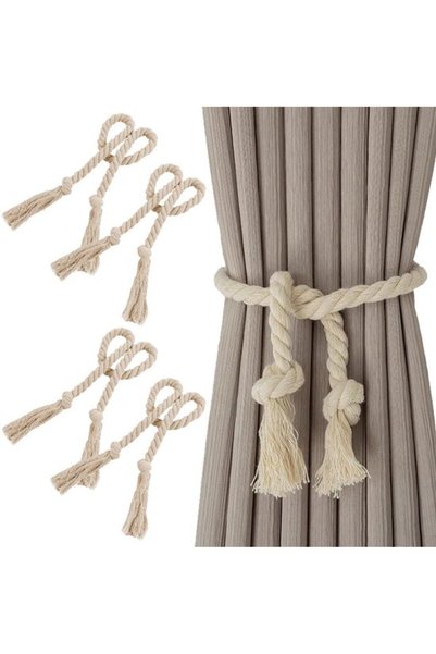 Morvena Picks NTHProducts - Agrafe pentru perdele înnodate manual - Stil boem...