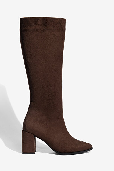 Daxtors Hanna Daily Women's Zippered Thai Fur Heeled Boots
