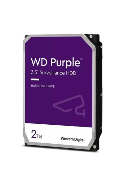 WD 2 TB 3.5 PURPLE SATA3 5400RPM 64MB 7/24 GUVENLIK WD23PURZ