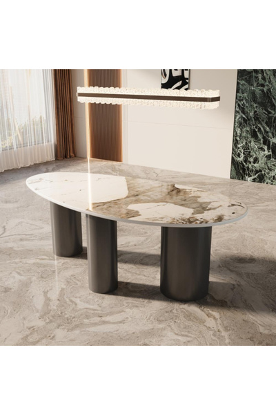 Baytonia Dining Table for 8 People, 220 cm Wide.