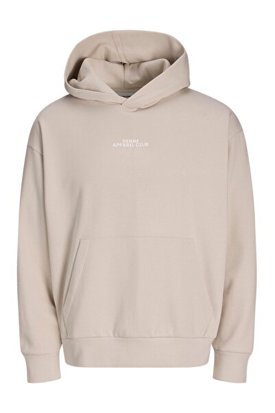 Jack & Jones Ανδρικό φούτερ με στάμπα στην πλάτη και χαλαρή εφαρμογή - Ανδρικό