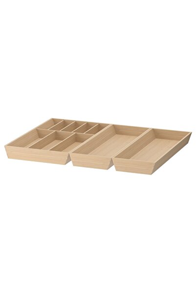 OEM Tavă tacâmuri/2 tăvi ustensile 72x50 cm bambus deschis UPPDATERA Tăvi de ...