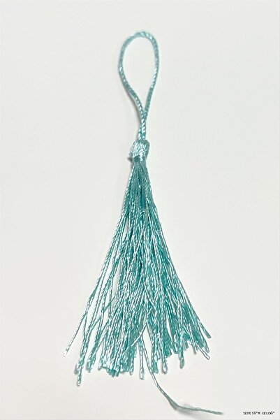ZERO LAND Spt-Gld 1 Piece Cotton Tassel 14 (111659) cm Turquoise