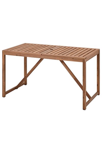 OEM Masă exterior 140x75 cm maro deschis vopsit NÄMMARÖ Mese pentru exterior