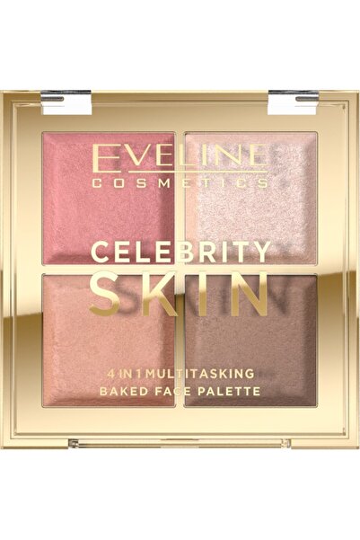Eveline Celebrity Skin Paletă de contur facial 4 în 1 16g
