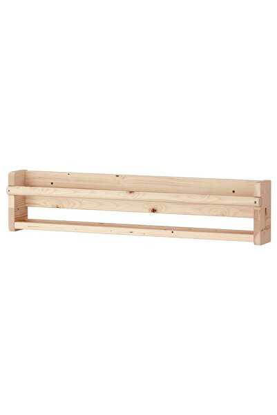 OEM Depozitare suspendată 70x9x16 cm pin lăcuit nuanță naturală FLISAT Cârlig...