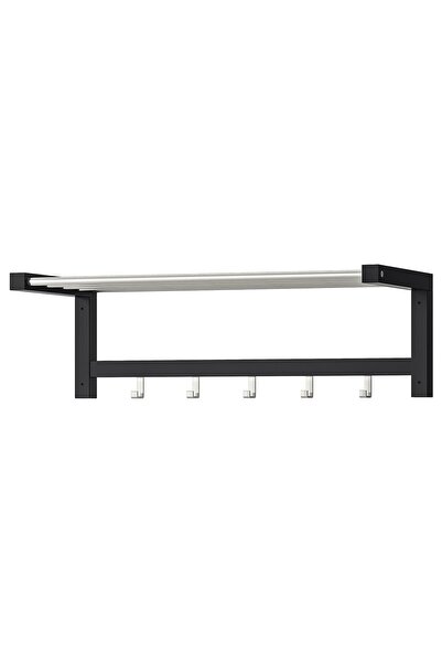 OEM Cuier perete 79 cm negru TJUSIG Bare pentru umerașe și suporturi