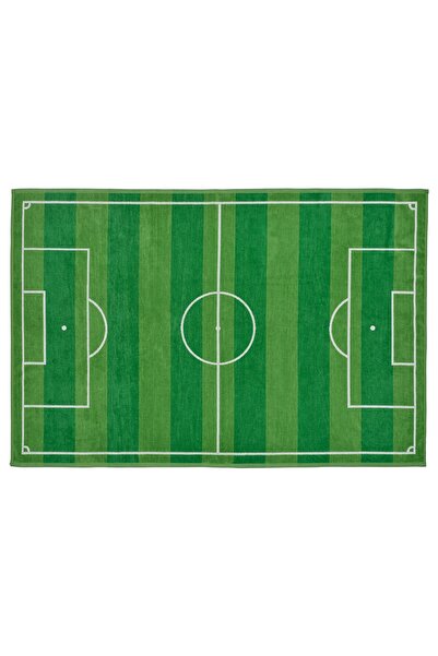 OEM Prosop baie 100x150 cm verde/teren de fotbal SPORTSLIG Prosoape de baie ș...