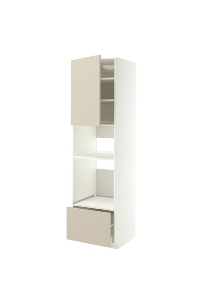 OEM Corp înalt electrocasnice încorpor 60x60x220 cm alb/Havstorp bej METOD / ...