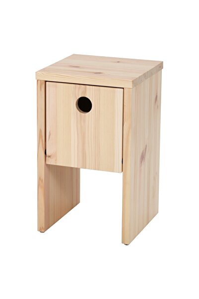 OEM Noptieră 30x30x50 cm pin cu ușă rabatabilă IKEA PS 2026 Noptiere