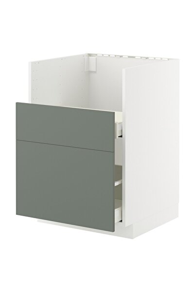 OEM Mască chiuvetă TALLSJÖN 60x60 cm alb/Nickebo gri-verde mat METOD / MAXIME...