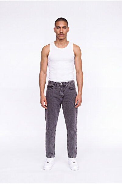 Machinist Men's Boyfriend Jean Trousers Smoke Gray