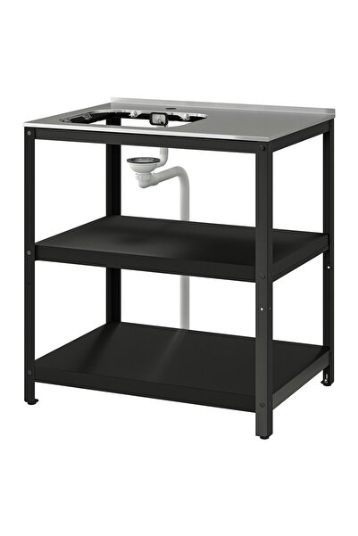 OEM Mască chiuvetă 86x61 cm negru/inox exterior GRILLSKÄR Unități și articole...