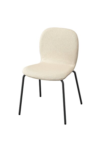 OEM Scaun Knäbäck bej/tubular metalic/negru-gri SKÅLSTA Scaune tapiţate