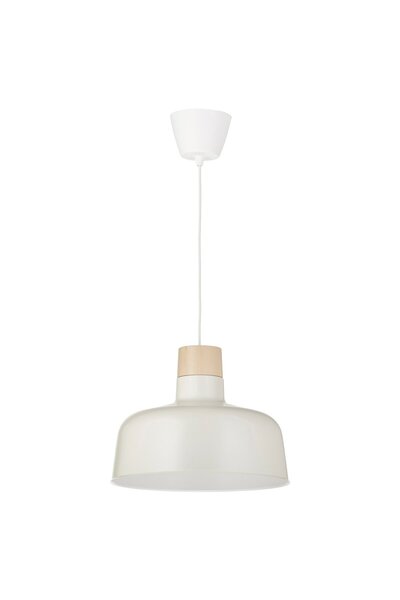 OEM Lustră 36 cm alb/mesteacăn BUNKEFLO Lustre