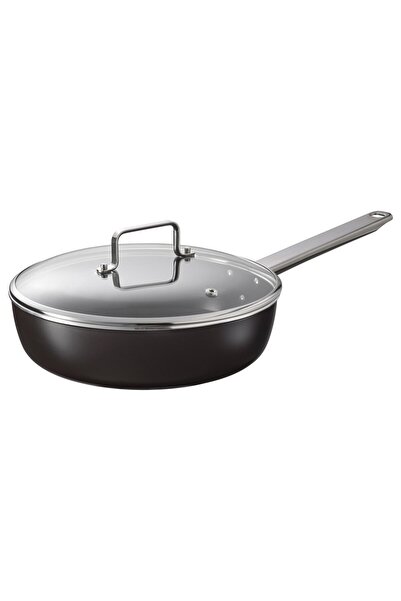 OEM Tigaie cu capac 24 cm strat antiaderent sticlă/negru-gri GULDÖRING Cratiţ...