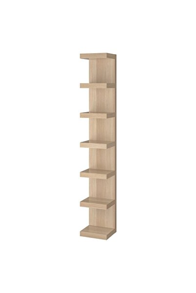 OEM Etajeră suspendată 30x190 cm aspect stejar antichizat LACK Etajere