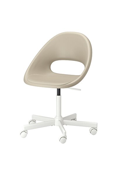 OEM Scaun rotativ bej/alb ELDBERGET / MALSKÄR Scaune rotative