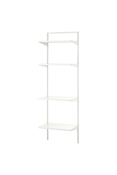 OEM Etajeră 62x40x201 cm alb BOAXEL Combinaţii de depozitare BOAXEL