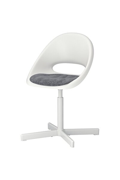 OEM Scaun birou pentru copii+pernă alb/gri închis LOBERGET / SIBBEN Scaune de...