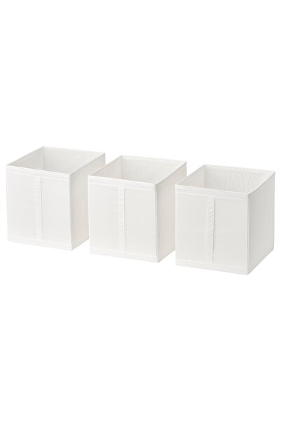 OEM Cutie 31x34x33 cm alb SKUBB Cutii pentru haine