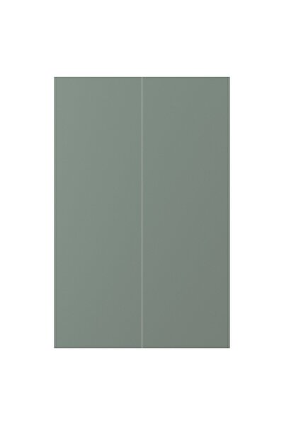 OEM Uşă corp bază colţ 25x80 cm mat gri-verde NICKEBO Fronturi de bucătărie N...