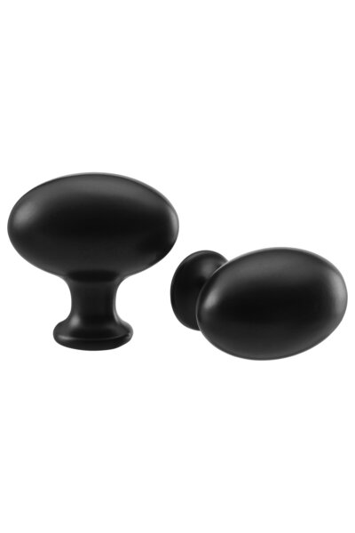 OEM Mâner rotund 35 mm negru ENERYDA Mânere & butoni mobilă