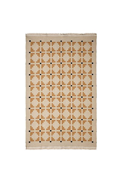 OEM Covor, țesătură plată 170x240 cm galben-bej TELEGRAFLINJE Covoare mari & ...