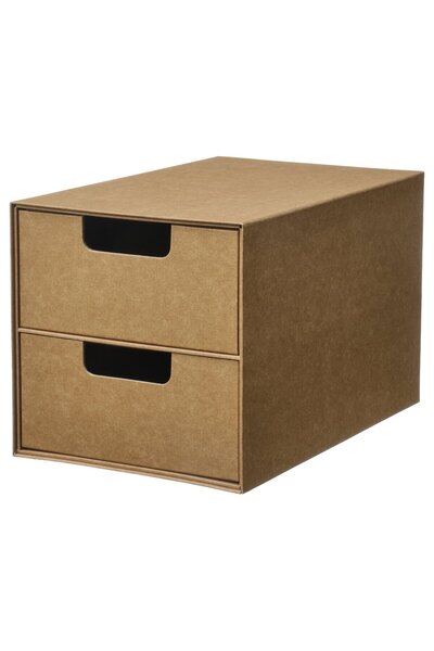OEM Organizator 2 sertare 16x25 cm natr GÄRDESGÅRD Cutii pentru hârtii & media