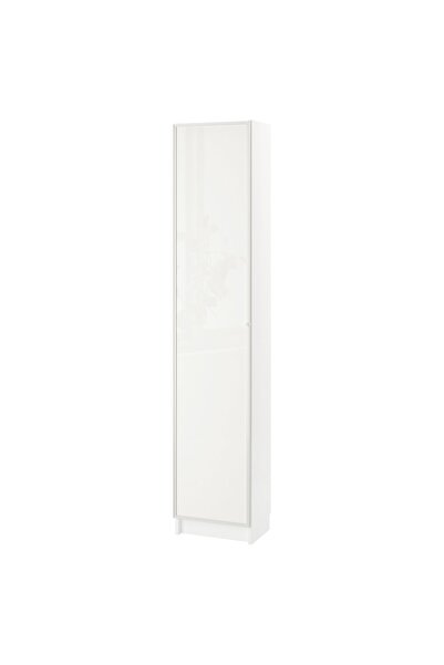 OEM Combinație bibliotecă+uși sticlă 40x30x202 cm alb BILLY / HÖGBO Biblioteci