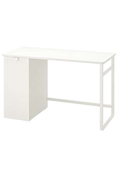 OEM Birou+unitate depozitare culisantă 120x58 cm alb LÄRANDE Birouri pentru c...