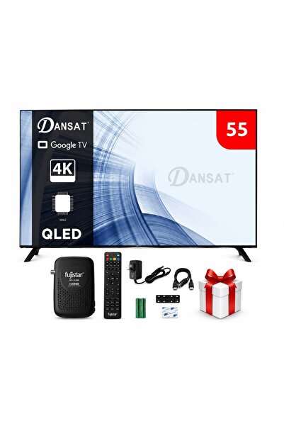 Dansat Danseet 55" Qled Smart 4K Tv - Google Tv Operating System - Dtd55Qled6...
