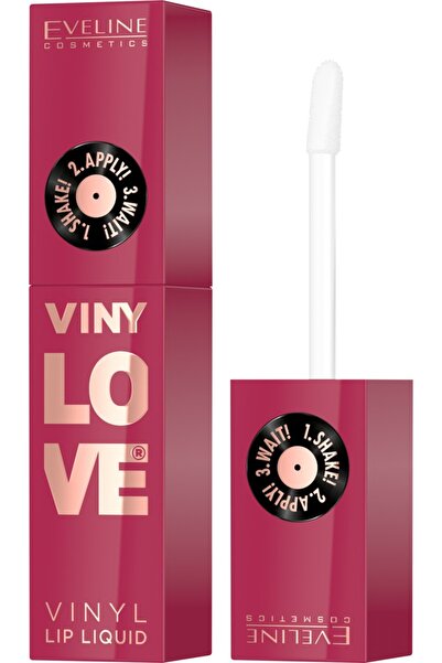 Eveline Ruj lichid VinyLove cu efect de vinil - 10 Blushy 4ml
