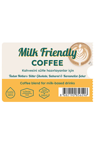 Moliendo Finest Coffee Milk Friendly Coffee (Çekirdek Kahve) 250 g
