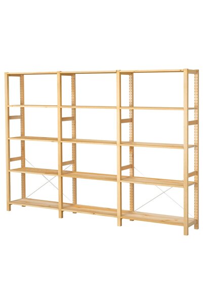 OEM 3 secţiuni/poliţe 259x30x179 cm pin IVAR Combinații IVAR