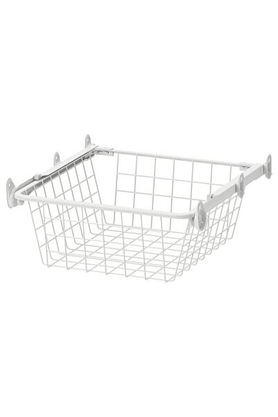 OEM Coş metalic+şină culisantă 40x42 cm alb ALTARLIDEN Organizatoare de inter...