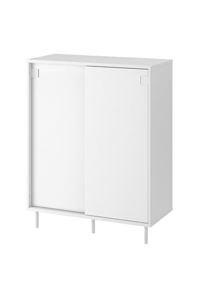 OEM Dulap pantofi/depozitare 80x35x102 cm alb MACKAPÄR Dulapuri pantofi