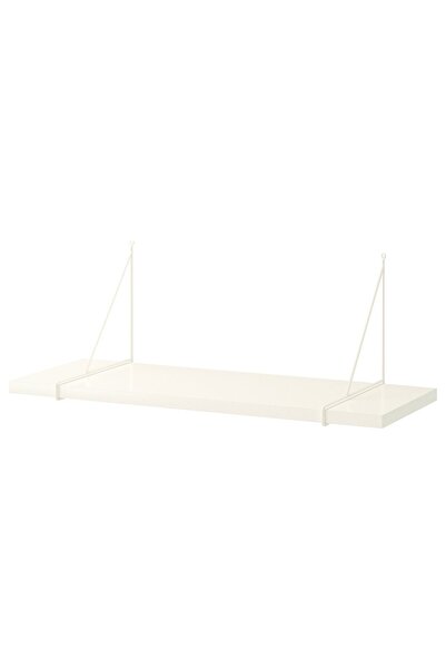 OEM Poliță 80x30 cm alb/alb BERGSHULT / PERSHULT Etajere de perete complete