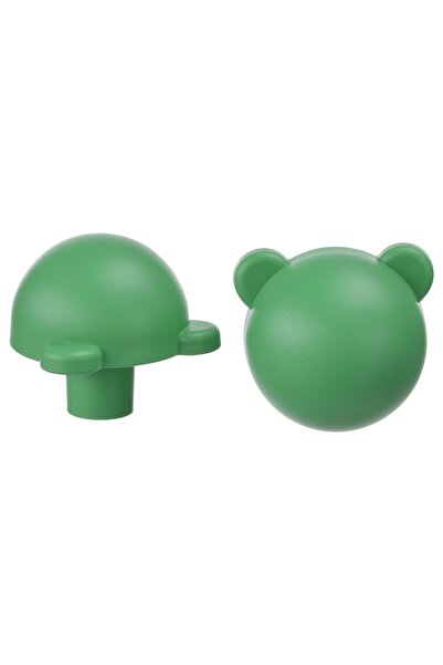 OEM Mâner rotund 38 mm verde/urs GREJSIMOJS Cârlige şi organizatoare de peret...