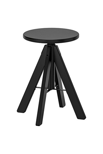 OEM Taburet 44-55 cm negru RUDSTORP Taburete