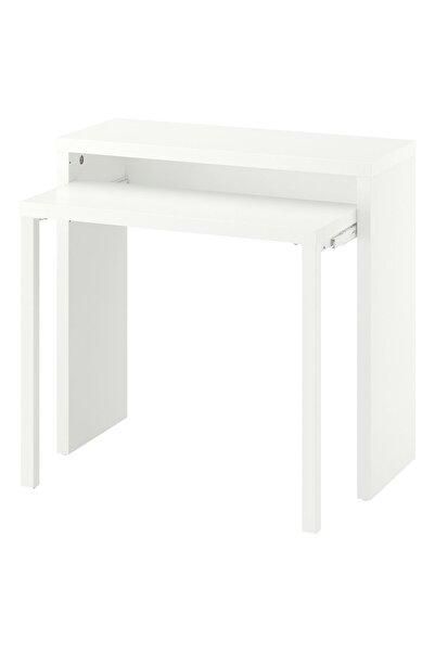 OEM Birou culisant 90x39/71 cm alb LÄNGDHOPP Birouri pentru casă