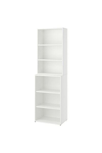 OEM Combinație etajeră 60x42x201 cm alb LASTARE Combinație de spații multifun...