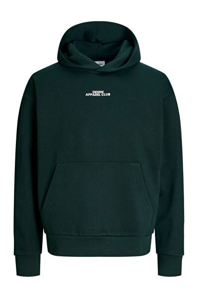 Jack & Jones Ανδρικό φούτερ με στάμπα στην πλάτη και χαλαρή εφαρμογή - Ανδρικό