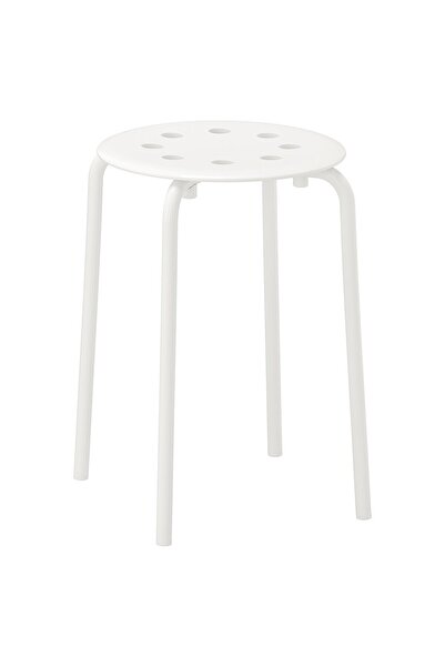 OEM Taburet 45 cm alb MARIUS Taburete