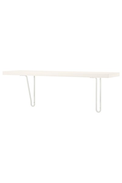 OEM Poliță 80x20 cm alb/alb BERGSHULT / FÖRLÄGGARE Etajere de perete complete