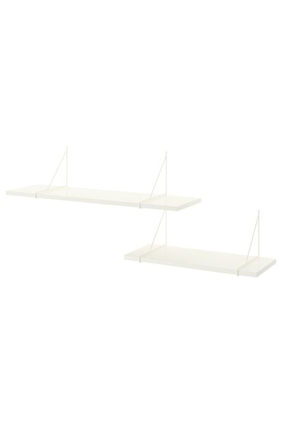 OEM Combinaţie etajeră 120x30 cm alb/alb BERGSHULT / PERSHULT Etajere de pere...