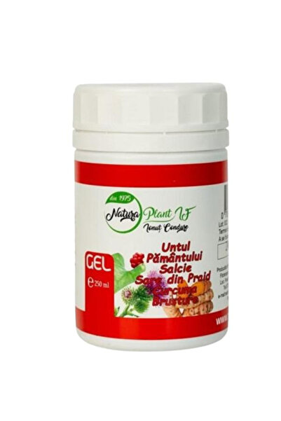 Natura Plant Earth Butter Gel, Willow, Praid Salt and Turmeric Poieni, 250 ml